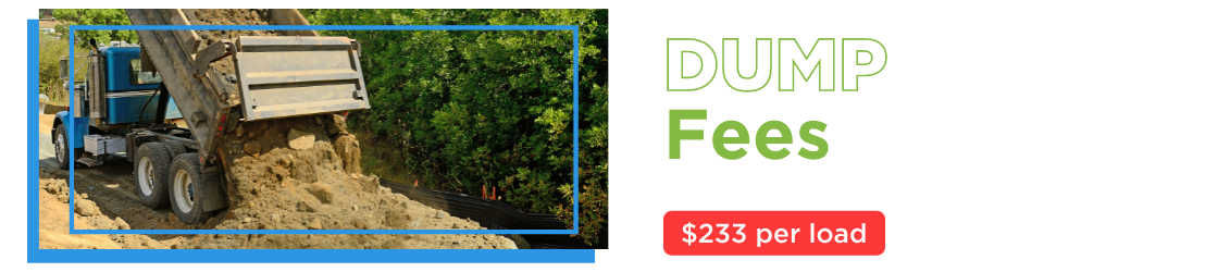 Dump fees cost graphic