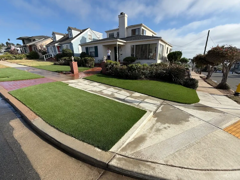 Front Yard Pet Friendly Area